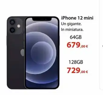 Euronics Iphone 12 mini offerta