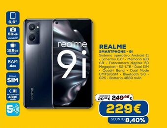 Euronics Realme smartphone - 9i offerta