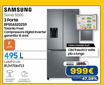 Euronics Samsung serie 5000 offerta
