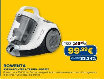Rowenta aspirapolvere a traino - ro2957