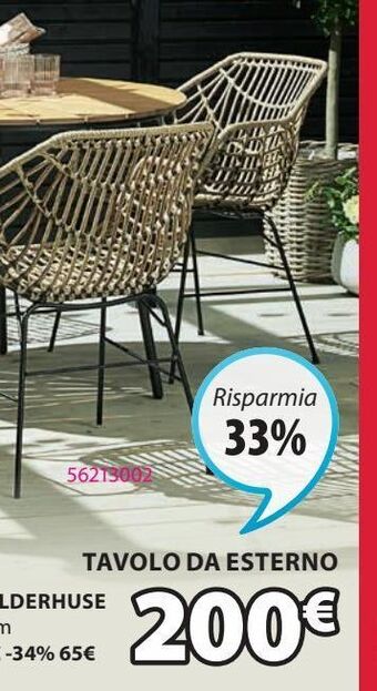 JYSK Tavolo da esterno rangstrup offerta