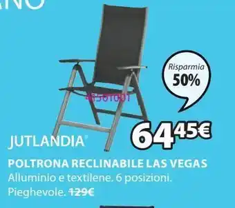 JYSK Poltrona reclinabile las vegas offerta