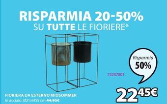 Fioriera da esterno
