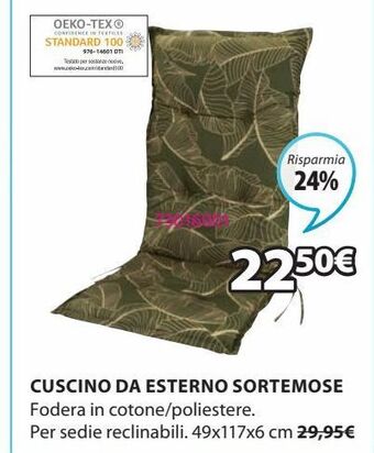 JYSK Cuscino da esterno sortemose offerta