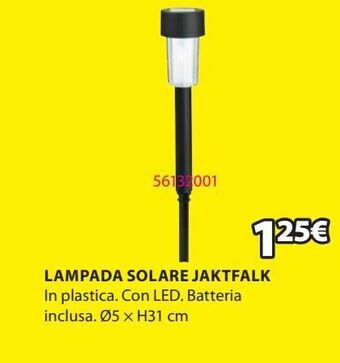 JYSK Lampada solare jaktfalk offerta