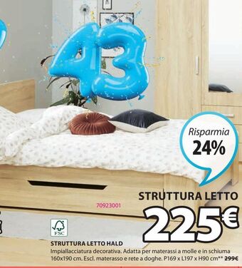 JYSK Struttura letto hald offerta