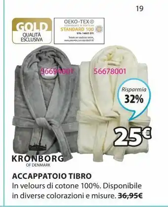 JYSK Accappatoio tibro kronborg offerta