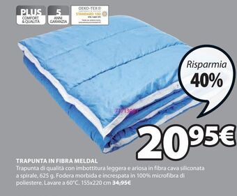 JYSK Trapunta in fibra meldal offerta