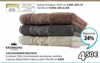 JYSK Asciugamani malpaso kronborg cm 50x100 offerta