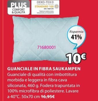 JYSK Guanciale in fibra saukampen offerta