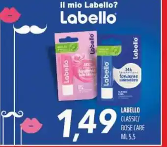 Coop Labello Classic/Rose Care 5,5 ml offerta