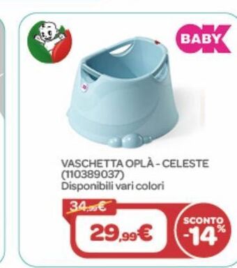 Bimbo Store Vaschetta oplà- celeste offerta