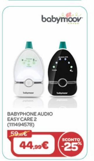 Bimbo Store Babyphone audio easy care 2 offerta