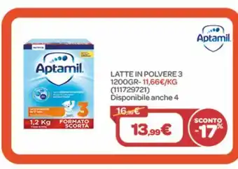Bimbo Store Latte in polvere 3 1200gr aptamil offerta