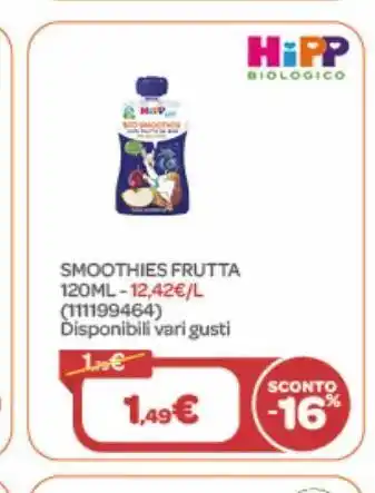 Smoothies frutta 120ml hipp