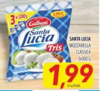 Coop Santa Lucia Mozzarella Classica 3 x 100g offerta
