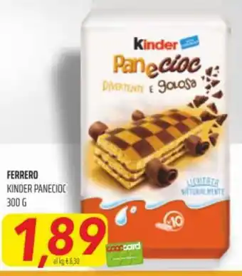 Coop Ferrero Kinder Panecioc 300g offerta