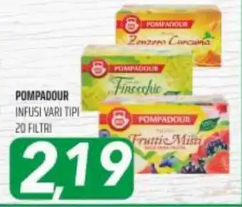 Coop Pompadour Infusi Vari Tipi 20 filtri offerta