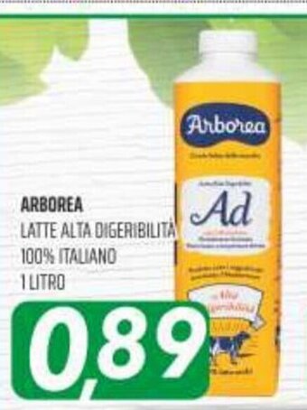 Coop Arborea Latte Alta Digeribilita 100% Italiano 1 litro offerta