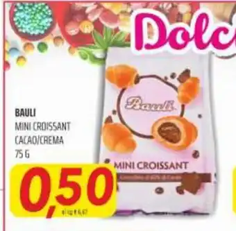 Coop Bauli Mini Croissant Cacao/Crema 75 g offerta
