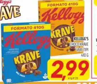 Coop Kellogg's Choco Krave Vari Tapi 410 g offerta