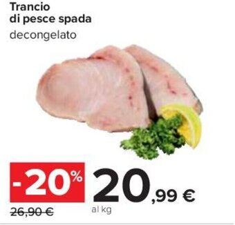 Carrefour Iper Trancio di pesce spada offerta
