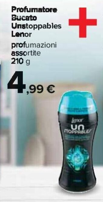 Carrefour Iper Lenor Profumatore Bucato Unstoppables 210 g offerta