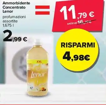 Carrefour Iper Lenor Ammorbidente Concentrato 1,675 L offerta