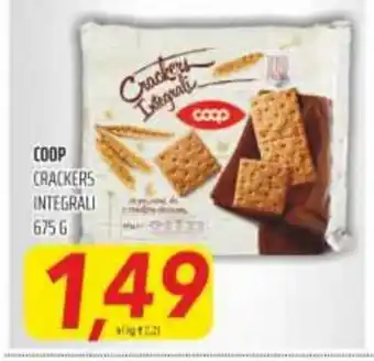Coop Coop Crackers Integrali 675g offerta