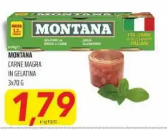 Coop Montana Carne Magra In Gelatina 3x70g offerta