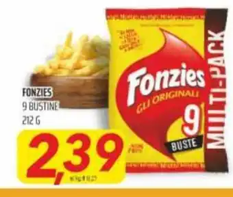 Coop Fonzies 9 Bustine 212g offerta