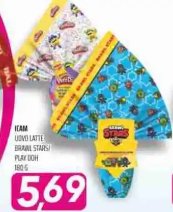 Coop Icam Uovo Latte Brawl Stars/Play Doh 180g offerta
