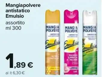 Carrefour Iper Emulsio Mangiapolvere antistatico 300ml offerta