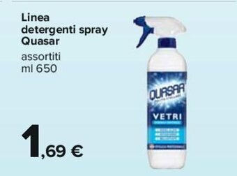 Carrefour Iper Quasar Linea detergenti spray 650 ml offerta