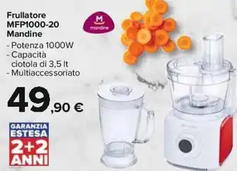 Carrefour Iper Mandine Frullatore MFP1000-20 3,5 lt offerta
