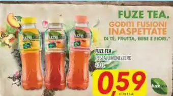 Coop Fuze Tea Pesca/Limone/Zero 40cl offerta