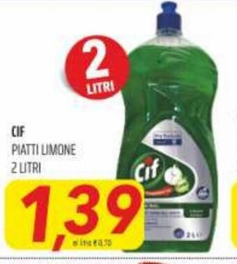 Coop CIF Piatti Limone 2 litri offerta