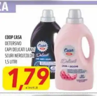 Coop Coop Casa Detersivo Capi Delicati lana 1,5litri offerta