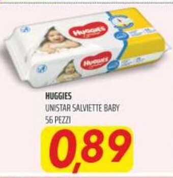 Coop Huggies Unistar Salviette Baby 56 pezzi offerta