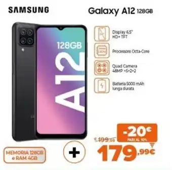 Expert Samsung Galaxy A12 128Gb offerta