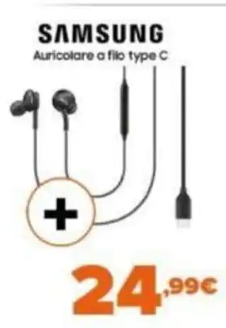 Expert Samsung Auricolare a filo type C offerta
