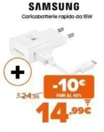 Expert Samsung Caricabaterrie rapido da 15w offerta