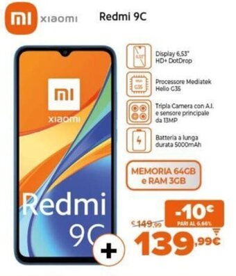 Expert Xiaomi Redmi 9c offerta