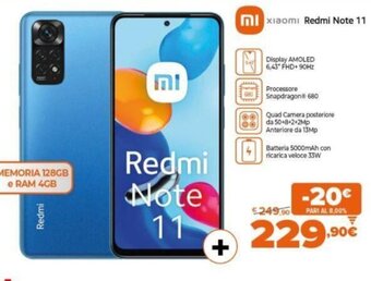 Expert Xiaomi Redmi Note 11 offerta