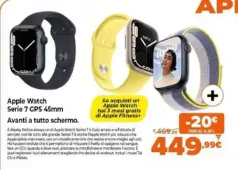 Expert Apple watch Serie 7 GPS 45mm offerta