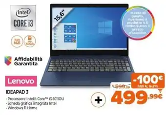 Expert Lenovo IdeaPad 3 offerta