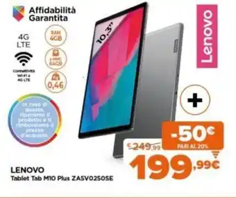 Expert Lenovo Tablet Tab M10 Plus ZA5V0140SE offerta