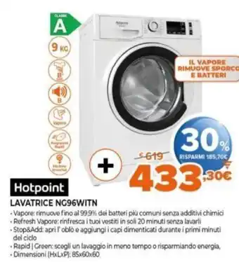 Expert Hotpoint Lavatrice NG96WITN offerta