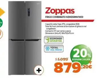 Expert Zoppas Frigo Combinato HZMD58NV1XEO offerta