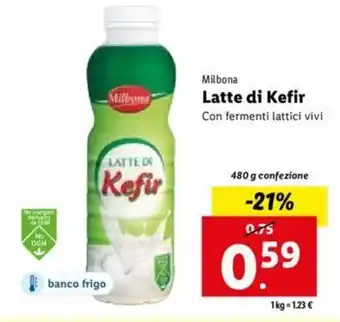 Lidl Milbona Latte di Kefir 480 g offerta